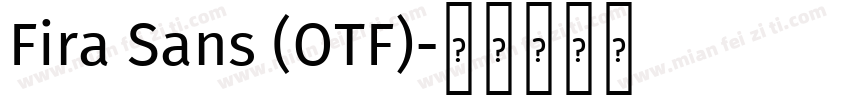 Fira Sans (OTF)字体转换